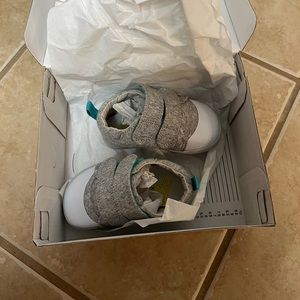 Ten Little brand First Walker shoes. size 3.5 infant.  Gray. Brand new.